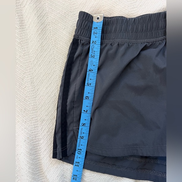 Adidas Women's Charcoal Shorts size medium with black stripe - Picture 5 of 6